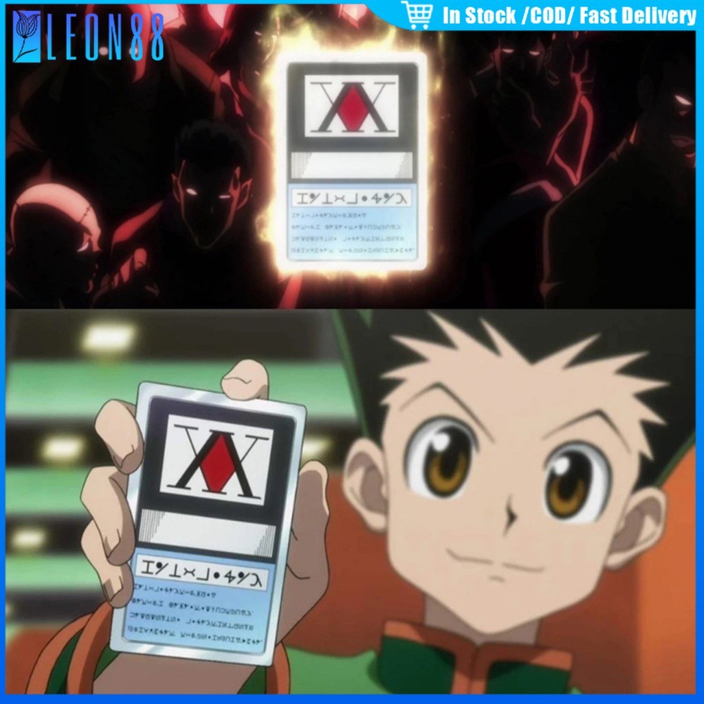 การ์ดใบอนุญาต PVC ลายการ์ตูนอนิเมะ hunter x hunter card การ์ดเกมเก็บสะสม MRT ATM