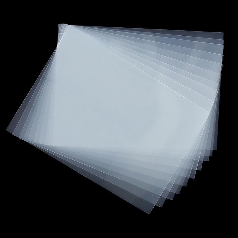 หรือ 10PCS A3 A4 A5 Inkjet & Laser Printing Transparency Film กระดาษถ่ายภาพ oe