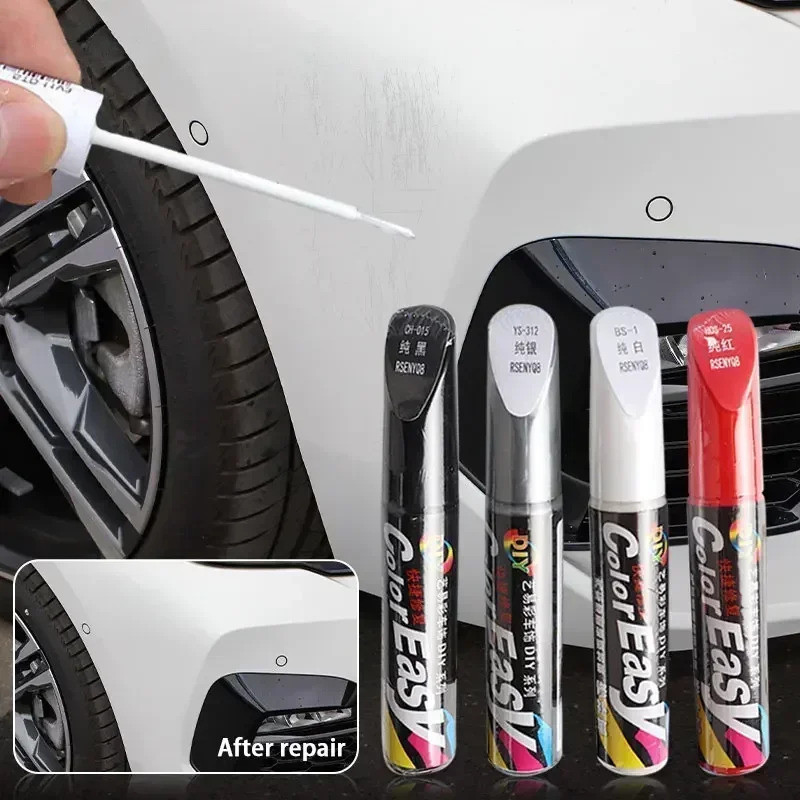 Universal Car Scratch Repair ปากกาแห้งเร็วกันน้ํา Touch Up สีสําหรับรถยนต์เคลือบอัตโนมัติ Scratch Removal ปากการถ Paint Care อุปกรณ์เสริม