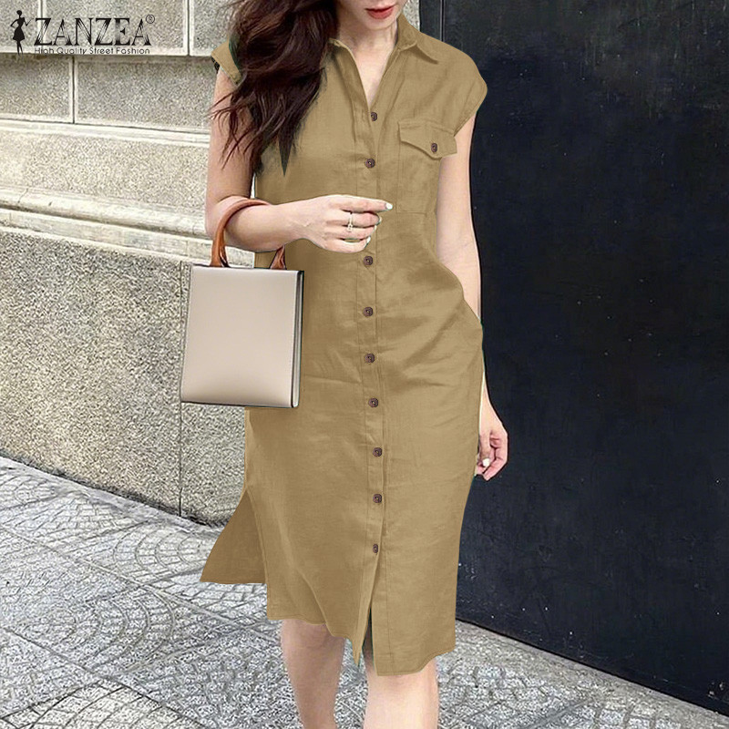 ZANZEA เชิ้ตทำงานผู้หญิงสไตล์เกาหลี — صورة 5