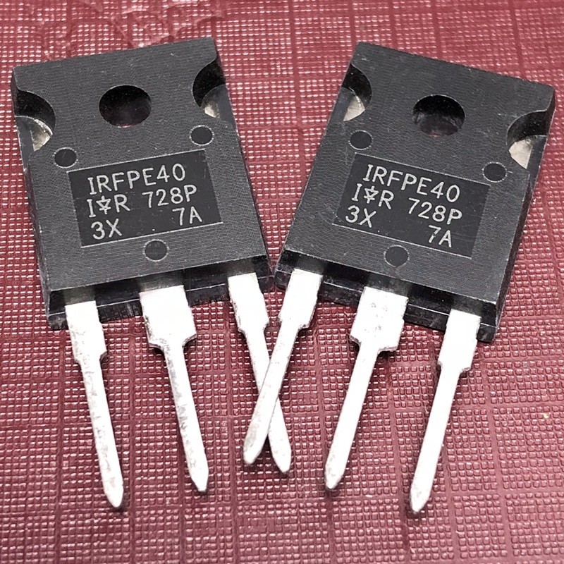 ((1 ชิ้น) ชิ้นส่วนอิเล็กทรอนิกส์ IRFPE40 คลังสินค้าพร้อม TO-247 MOS Field Effect Power Tube 800V 5.4
