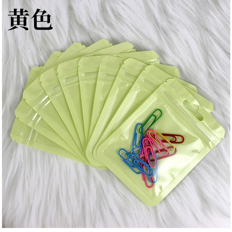 ถุงซิป  ซิปแน่น  ซองซิปสีพาสเทล กันน้ำ (S28) - รูปที่ 5