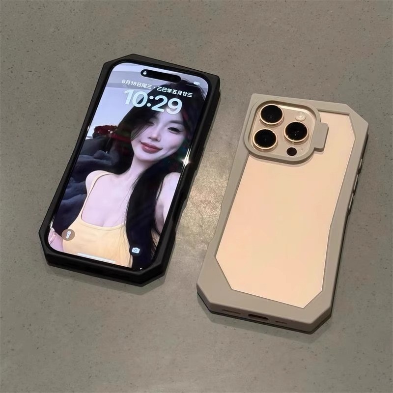 HOCE เคสโทรศัพท์กรอบไร้ขอบสําหรับ IPhone 17 16 15 14 13 12 11 Pro Max สีตัดกันฝาครอบกันชนไร้กรอบแบบนุ่ม