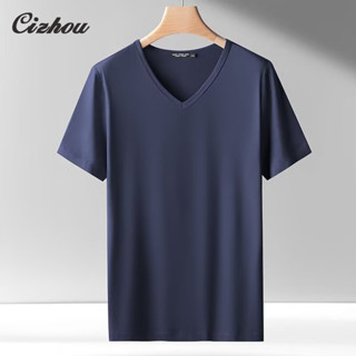 เสื้อยืดผู้ชายไซต์ใหญ่ แขนสั้นและเบา สไตล์ฤดูร้อน