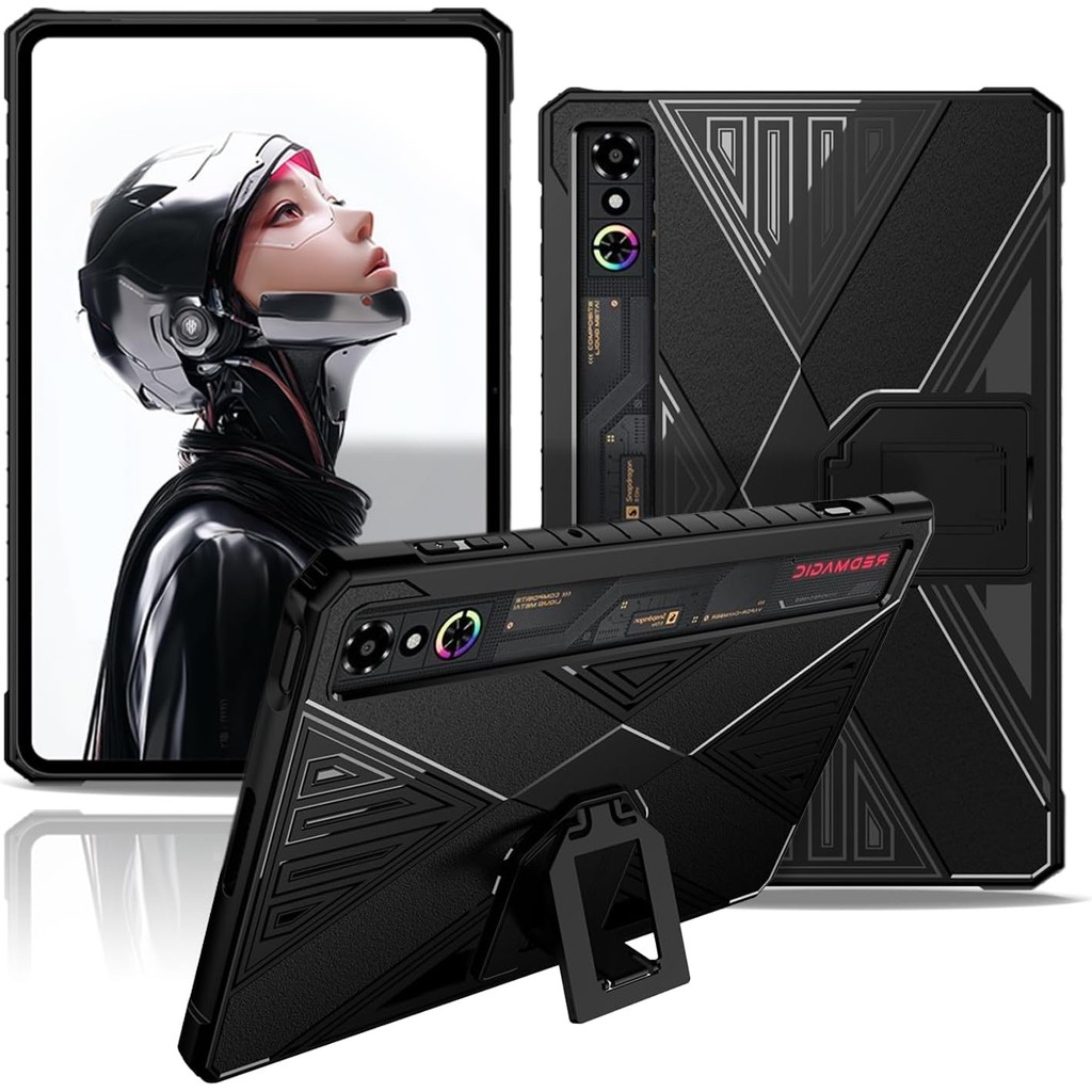 เคสสําหรับ REDMAGIC Astra แท็บเล็ตสําหรับเล่นเกม 9.06 นิ้วสําหรับแท็บเล็ต REDMAGIC 3 Pro 2025 Anti-Scratch,ขาตั้งพับ,ฝาครอบป้องกัน
