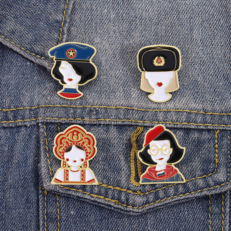 เข็มกลัดแบบ lapel pin ลายการ์ตูนและตัวอักษร สำหรับแต่งเติมสไตล์เสื้อผ้าและของขวัญ ราคา ถูกที่สุด ดีลบีเคเค แกลเลอรีภาพที่ 8
