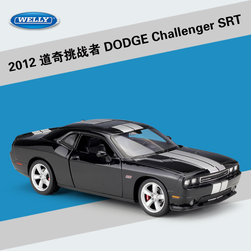 Willie WELLY1: 24 DODGE Challenger DODGE 2012 Challenger SRT โมเดลรถอัลลอย #