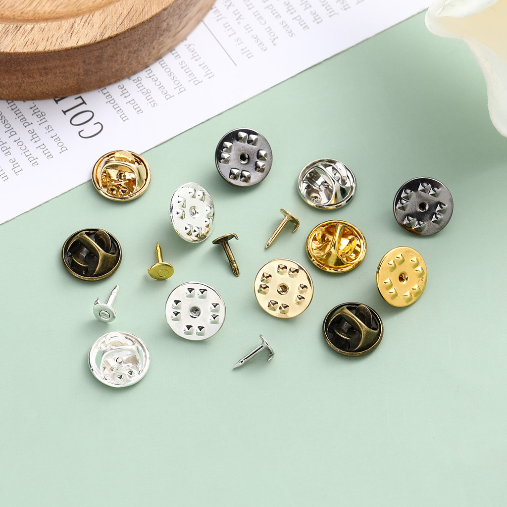 50 ชิ้น Cufflink เข็มกลัดป้ายเข็มกลัดอุปกรณ์เสริมเครื่องประดับ DIY
