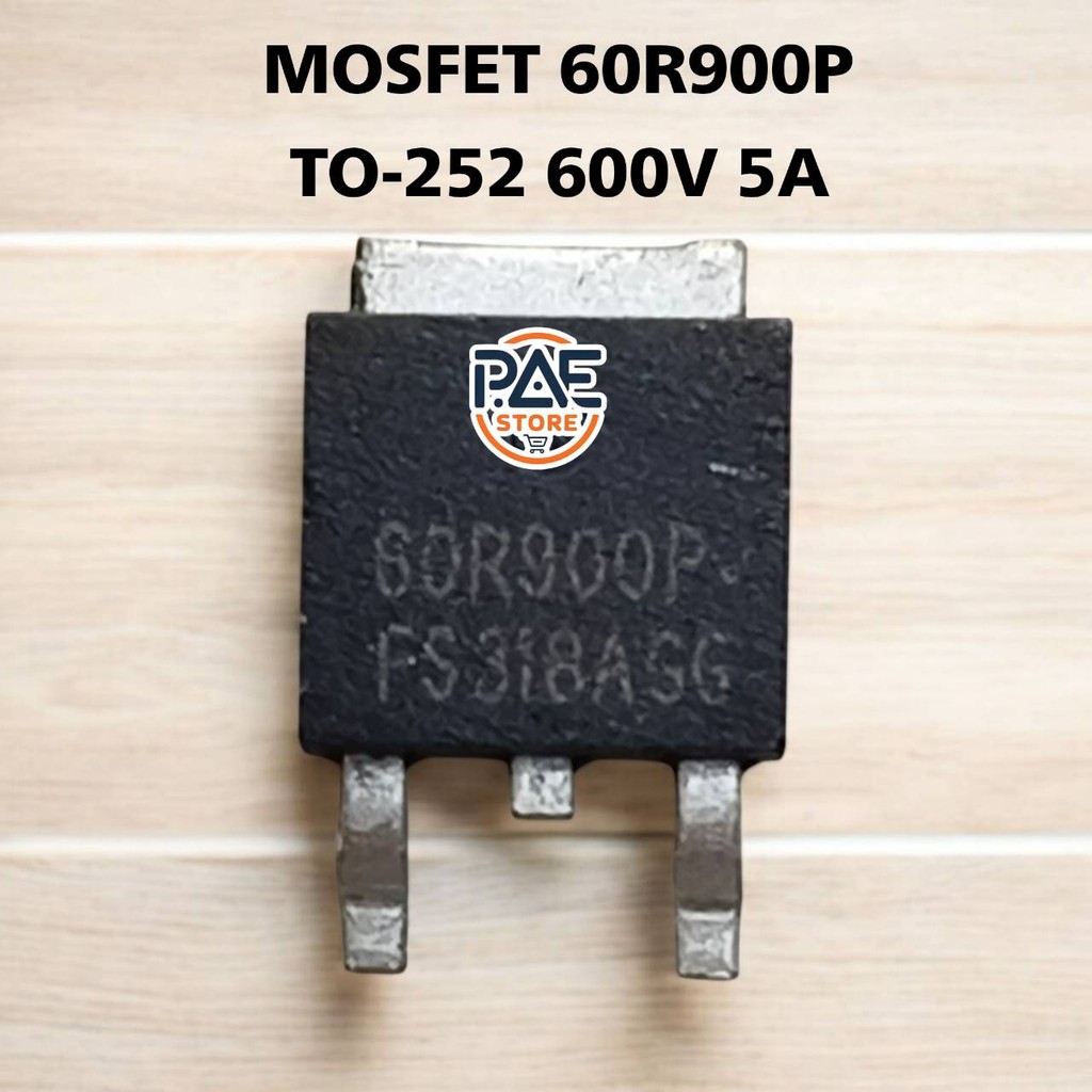 #Mosfet มอสเฟต 60R900P TO-252 (600V 5A) N-Channel Power MOSFET อะไหล่อิเล็กทรอนิกส์คุณภาพดี