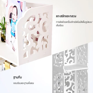 ชั้นวางของในห้องน้ำ ชั้นวางของเข้ามุม ทนทาน แข็งแรง กันน้ำกันขึ้นรา ชั้นวางของสามเหลี่ยม 3/4 ชั้น