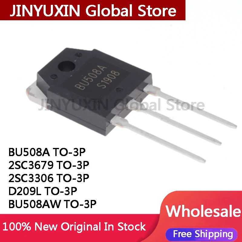 1-5PCS 2SC3679 C3679 2SC3306 C3306 2SD209L D209L BU508AW BU508 BU508A TO-3P Field-effect ทรานซิสเตอร