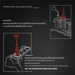 ก้านขัดกระบอกสูบ กระบอกเบรค 3ขาขัดกระบอกสูบ เครื่องขัดกระบอกเบรค/ขัดกระบอกสูบ OKURA ขนาด1-4นิ้ว + มีหินขัดขายแยก