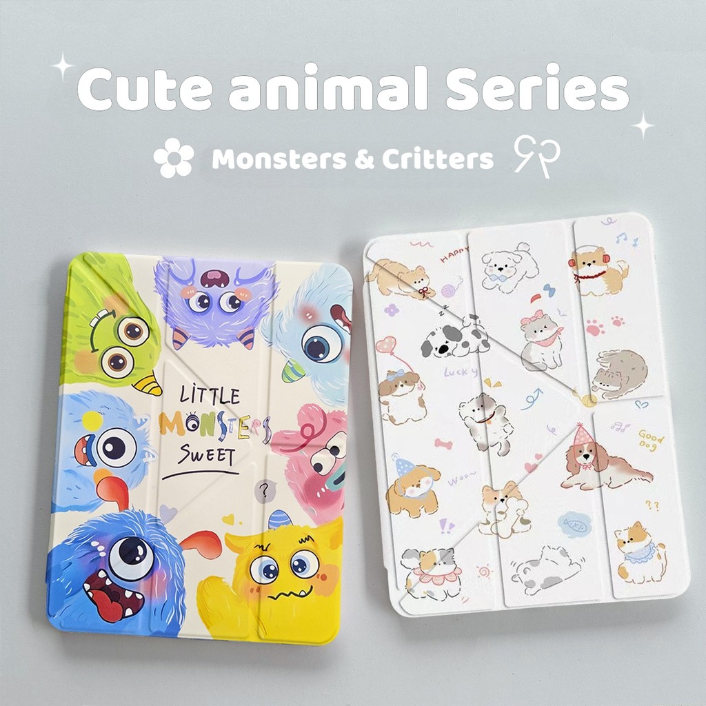 เคสป้องกัน iPad แบบแกน Y โปร่งใสสูงสำหรับ for Gen11 A16 Air7 Air6 Air4/5 10.9 Gen7/8/9 10.2 Gen10 2022 พร้อมช่องใส่ปากกา