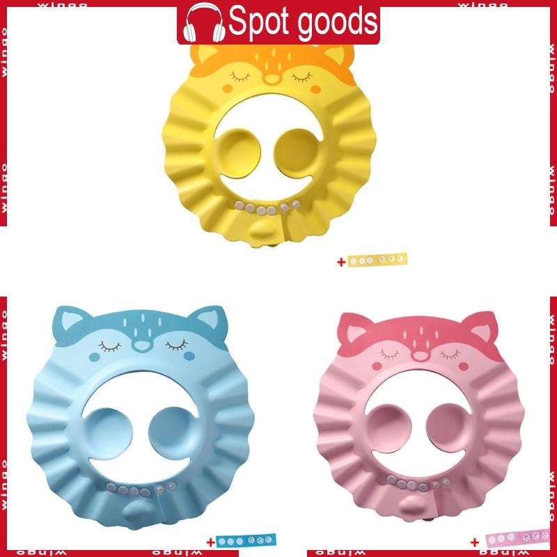 WIN ปรับห้องน้ําความปลอดภัยหมวกอาบน้ําเด็ก 0-5Y Bath Shield สําหรับเด็กวัยหัดเดิน