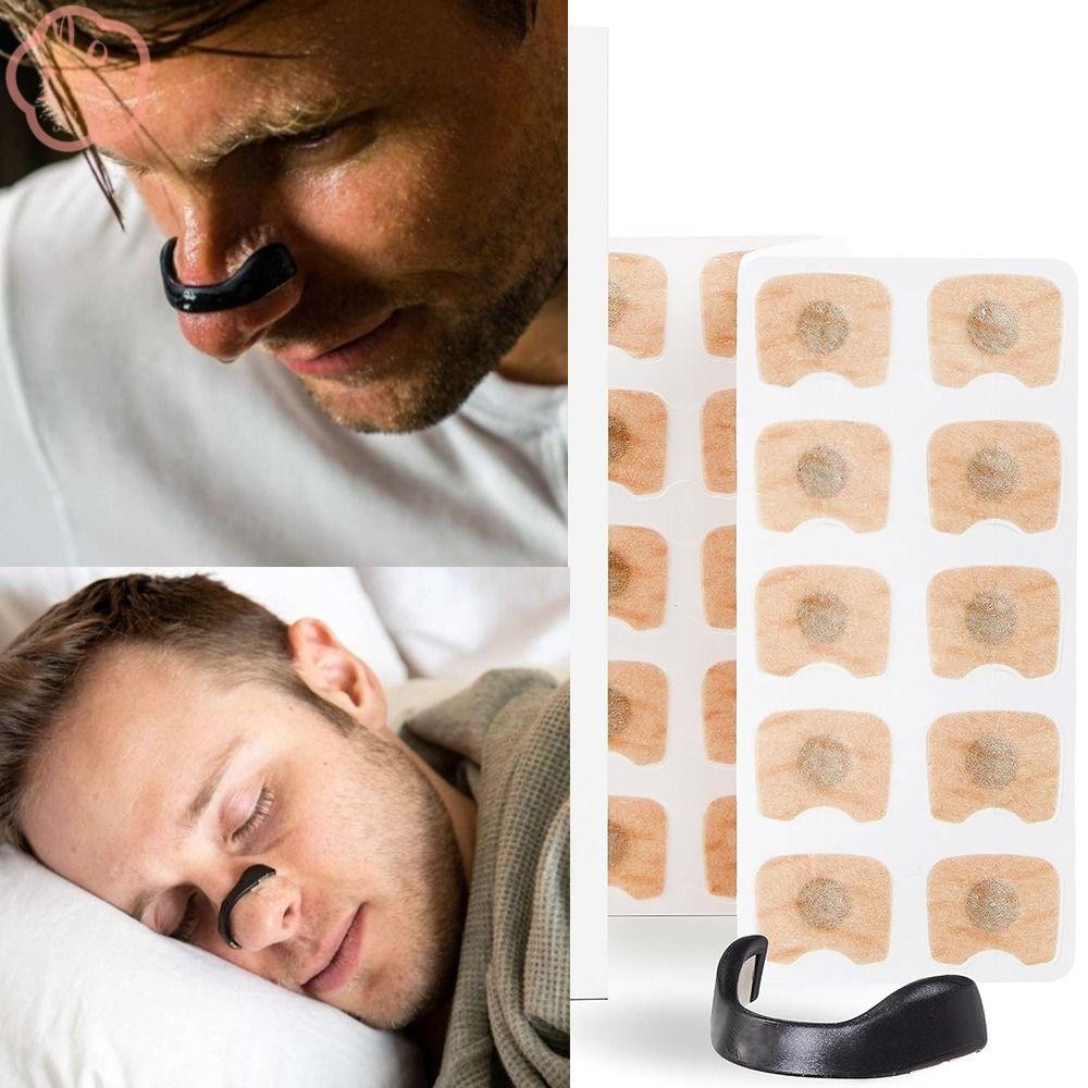 MIOSHOP Breathing Nasal Strip Starter Kit, Extra Strength Snoring Solution เครื่องมือนวดลดกรน,กันเหง
