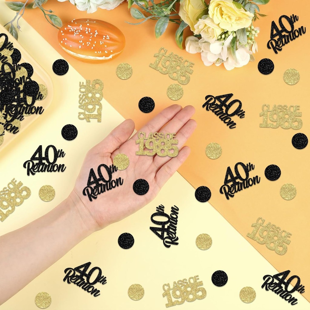 Class Of 1985 Class Reunion Table Confetti 40th Class Reunion Decorations 40th High School Class Reu