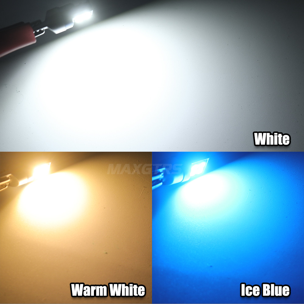 Maxgtrs T10 W5W 168 194 LED ไฟอ่านหนังสือ 3030 สีขาว สีวอร์มไวท์ สําหรับภายในรถยนต์ - รูปที่ 7