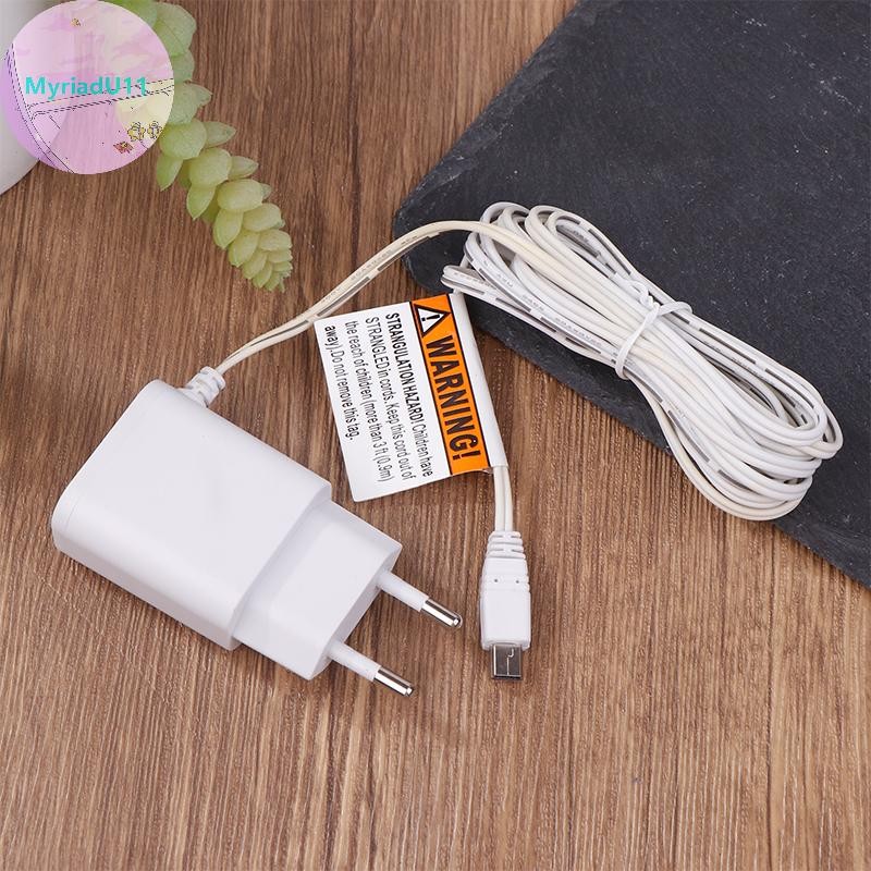 MyriadU 110-240V Oril EU Power Adapter Charger Mini USB Connector สําหรับทารก Monitor VB601 VB603 VB