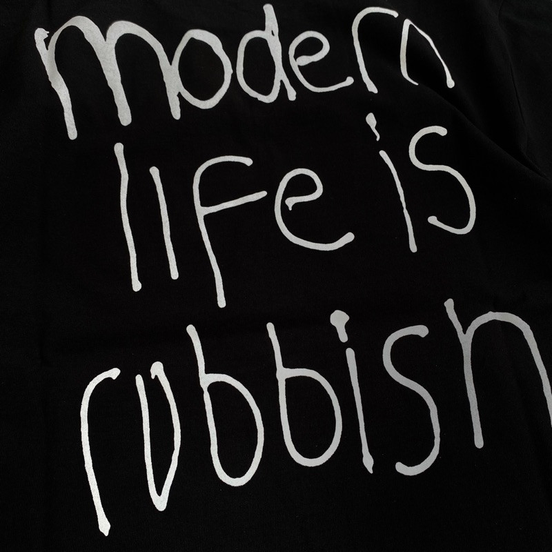 Blur - เสื้อยืด Damon Albarn Face - สีดํา รูปที่ 4
