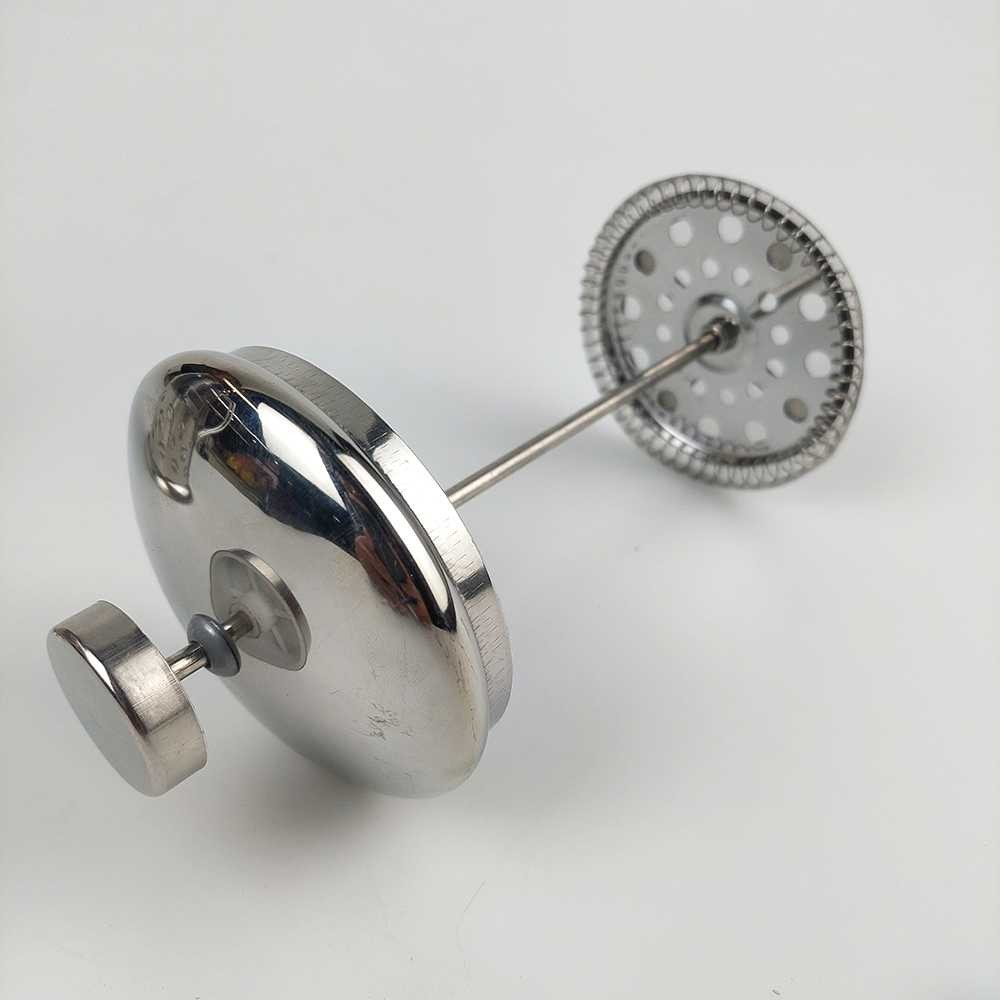 EZShopping DUOLV French Press Manual Coffee Maker Pot Beans Pattern - KG72I