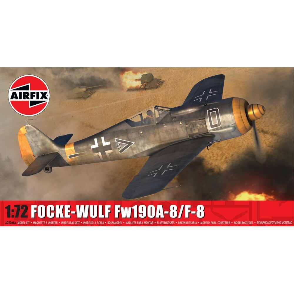 Airfix 1/72 Focke-Wulf Fw190A-8/F-8 Plastic Model X-2066A
