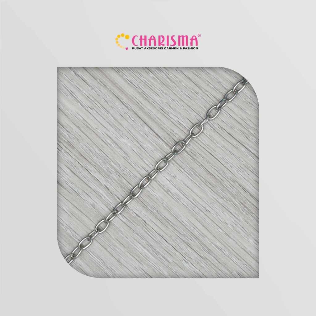 Charisma โซ่เหล็ก 1.0-B/STL - อุปกรณ์เสริมโซ่เหล็ก / โซ่สร้อยคอมิเตอร์ DIY / ราคาต่อเมตร
