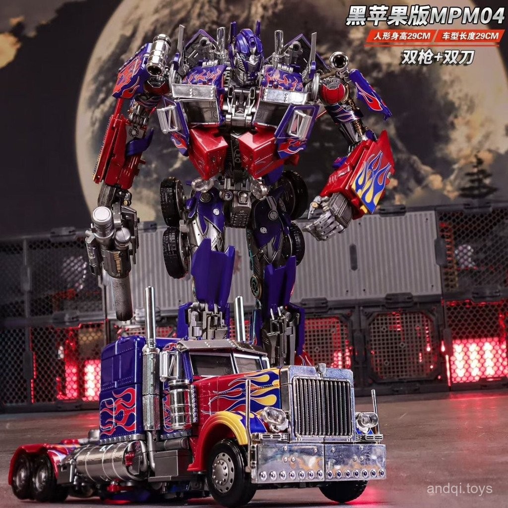 รุ่นใหม่เปลี่ยนของเล่นสีดําApple MPM04 Optimus OPคอลัมน์ขยายรุ่นภาพยนตร์รถหุ่นยนต์King Kongรุ่น