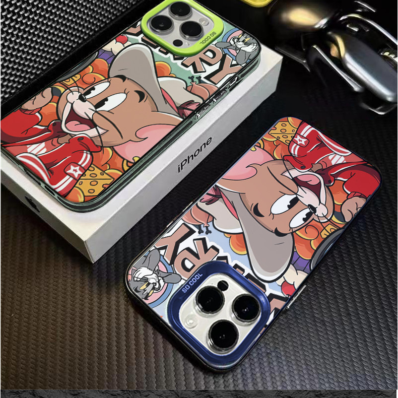 Mickey Mouse Csing HP Silver Wrn Mtte Premium Silver nti Jtuh Hrd Cse สําหรับ Relme NOTE 60 C53 51 1