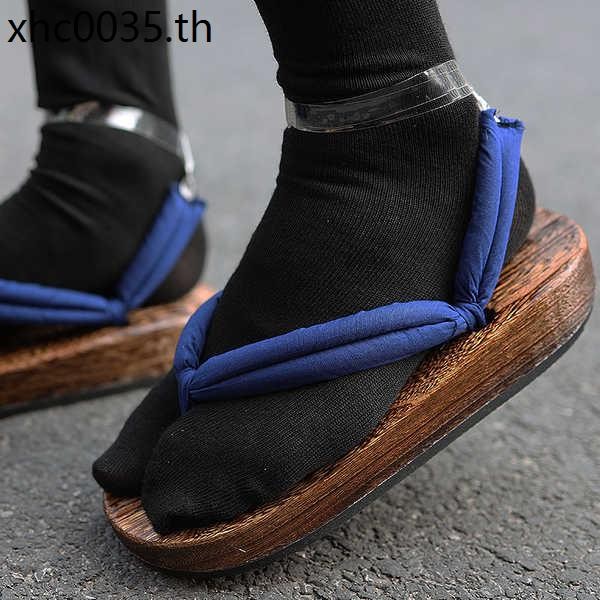 รองเท้าคลอ็กผู้ชาย แบบผีเสืьอนินจา cosplay Demon Slayer และ Toru Muichiro