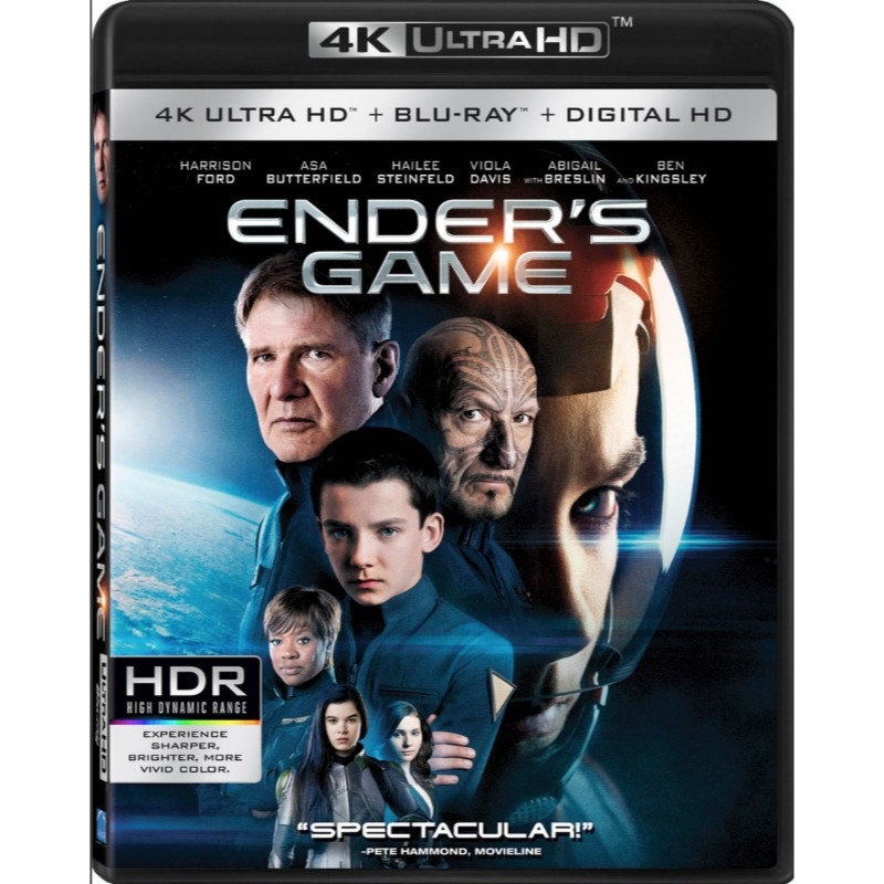 [ภาษาอังกฤษ] Blu-ray HD Movie 4K UHD 1080P Enders Game