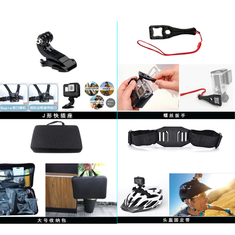 ชุดอุปกรณ์เสริมกล้อง Gopro10 / insta360 oneR 39 in 1 thumbnail 5