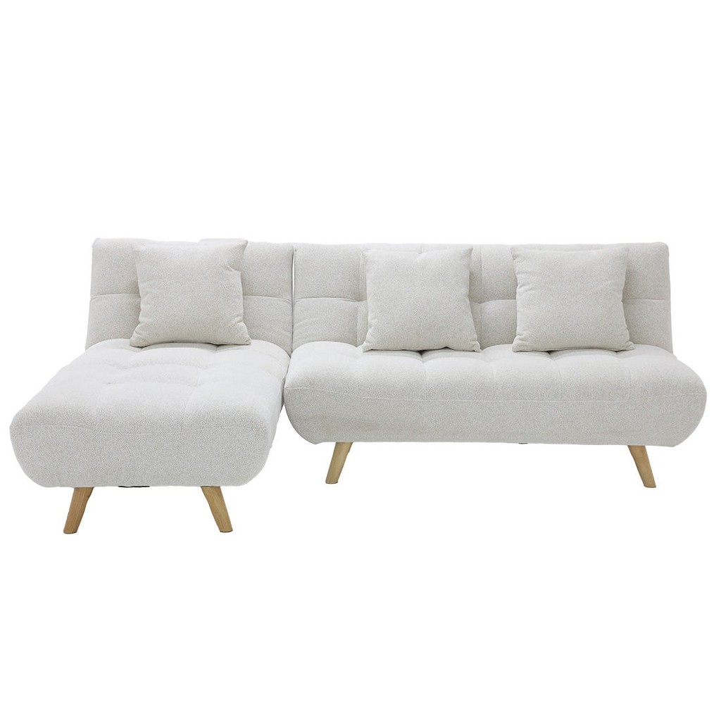 SB Design Square โซฟาเข้ามุม รุ่น Jawy สีครีม (223x136x81 ซม.)  แบรนด์ SOFA SOLUTIONS - รูปที่ 4