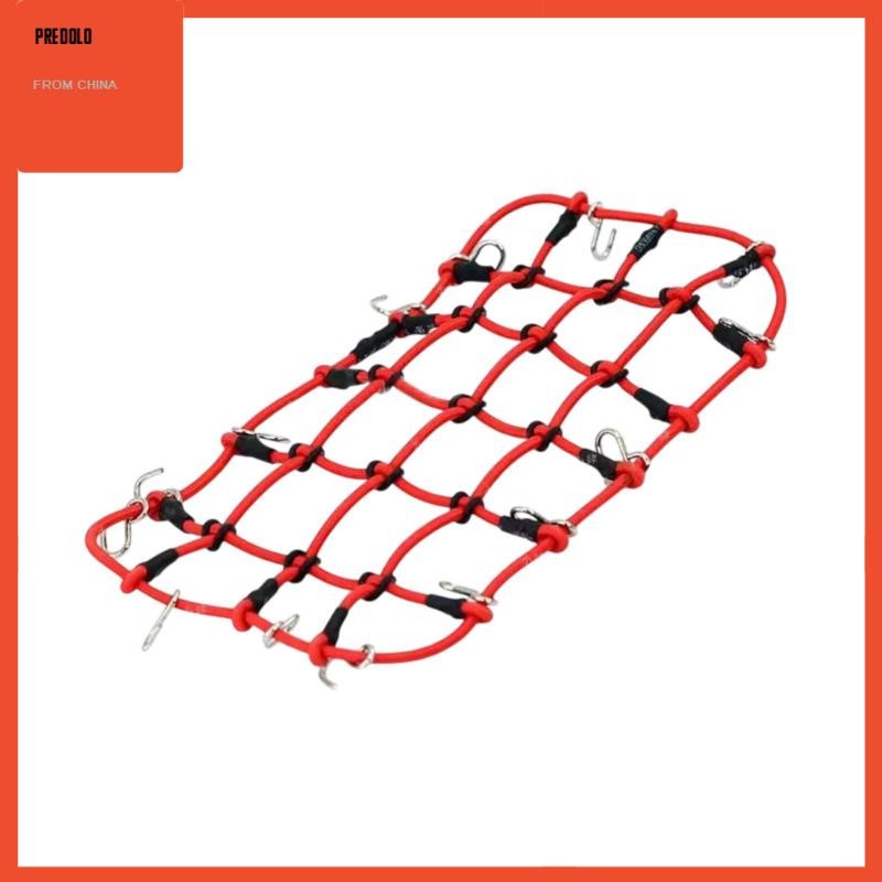 [Predolo] RC Car กระเป๋าเดินทางสุทธิที่เก็บของแร็คหลังคาจําลองสูงสําหรับ 1/12 MN86SK MN99S