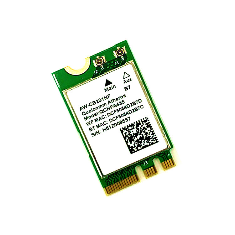 QCNFA435 QCA9377 AW-CB231NF M.2 AC การ์ดเครือข่ายไร้สาย Dual Band Shenzhou Asus Toshiba Dell