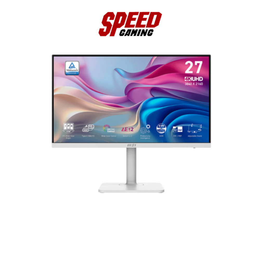 MSI MONITOR MODERN (MD272UPHW) 27" IPS 4K 60Hz 4MS | MONITOR (จอมอนิเตอร์) By Speed Gaming