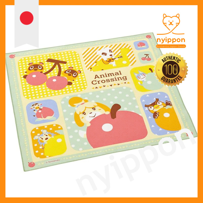 Skater Bento Lunch Cloth 43×43cm Animal Crossing Girls Made in Japan KB4-A