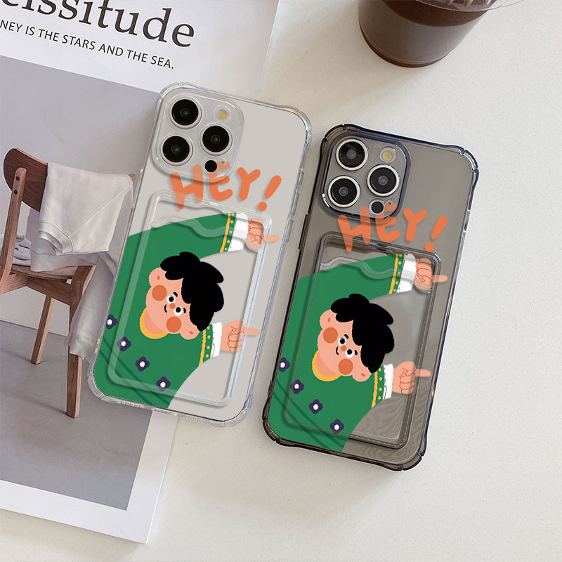 ช่องใส่การ์ด Softcase Hey Boy รูปแบบสําหรับ Xiaomi Redmi 14C 14R 13 13C 12 4G 5G A3 Pro A3x 10C A4 A