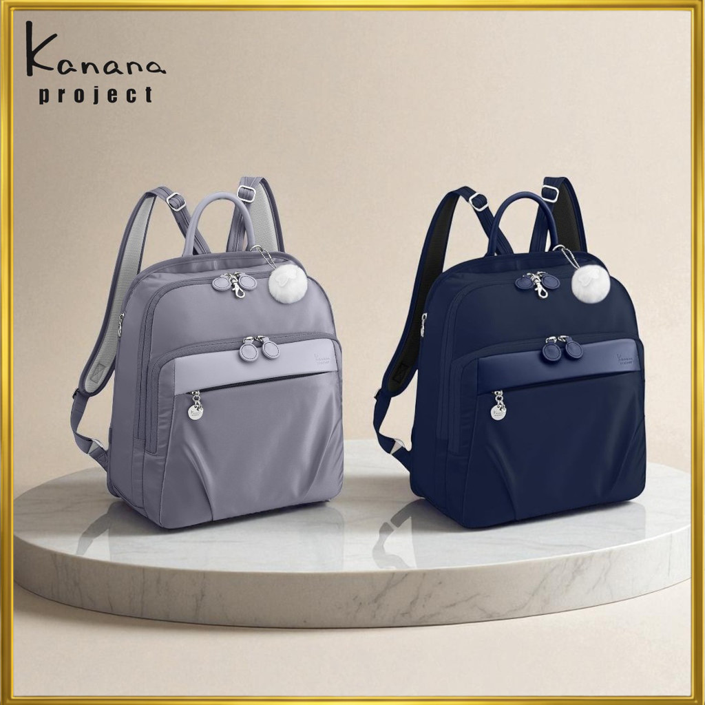 [Kanana Project] Backpack PJ1-4TH A4 Size Storage 12L No.68722 Ladies Navy H37×W31×D11cm