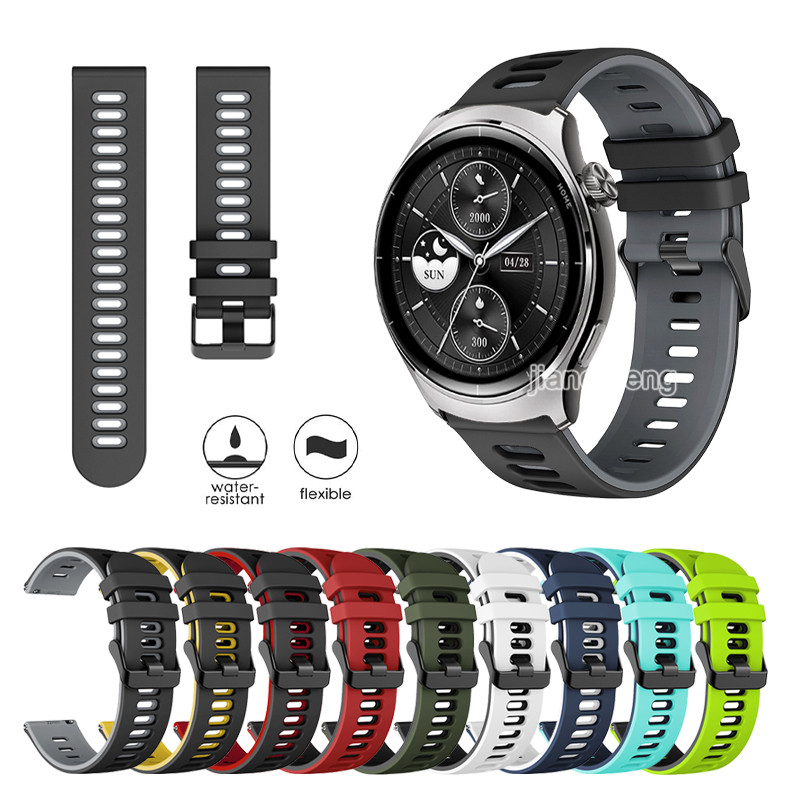กีฬาเปลี่ยนสายนาฬิกาซิลิโคนสําหรับ Mibro นาฬิกา Lite 3 Pro Lite 2 C2 C3 C4 A1 A2 GS Active
