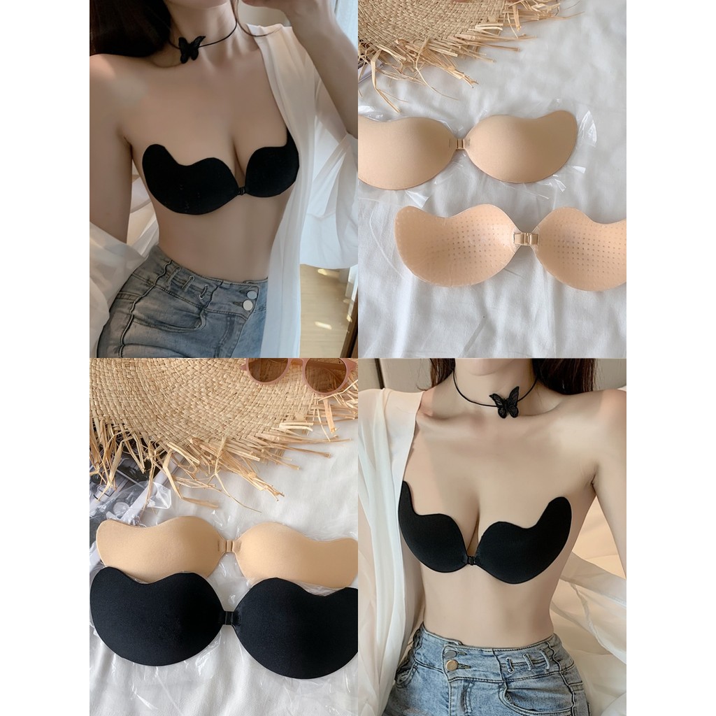 🤎Bonnie🤎สติกเกอร์หน้าอก มีกาวในตัว มีไซส์ข แบบมองไม่เห็น รูปกลีบดอกไม้ สติกเกอร์ซิลิโคน แฟชั่น ใส่สบาย ส่งไวจากไทย