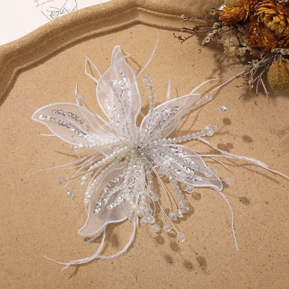 ALLUCK Organza ดอกไม้ Patch รูปที่ 5