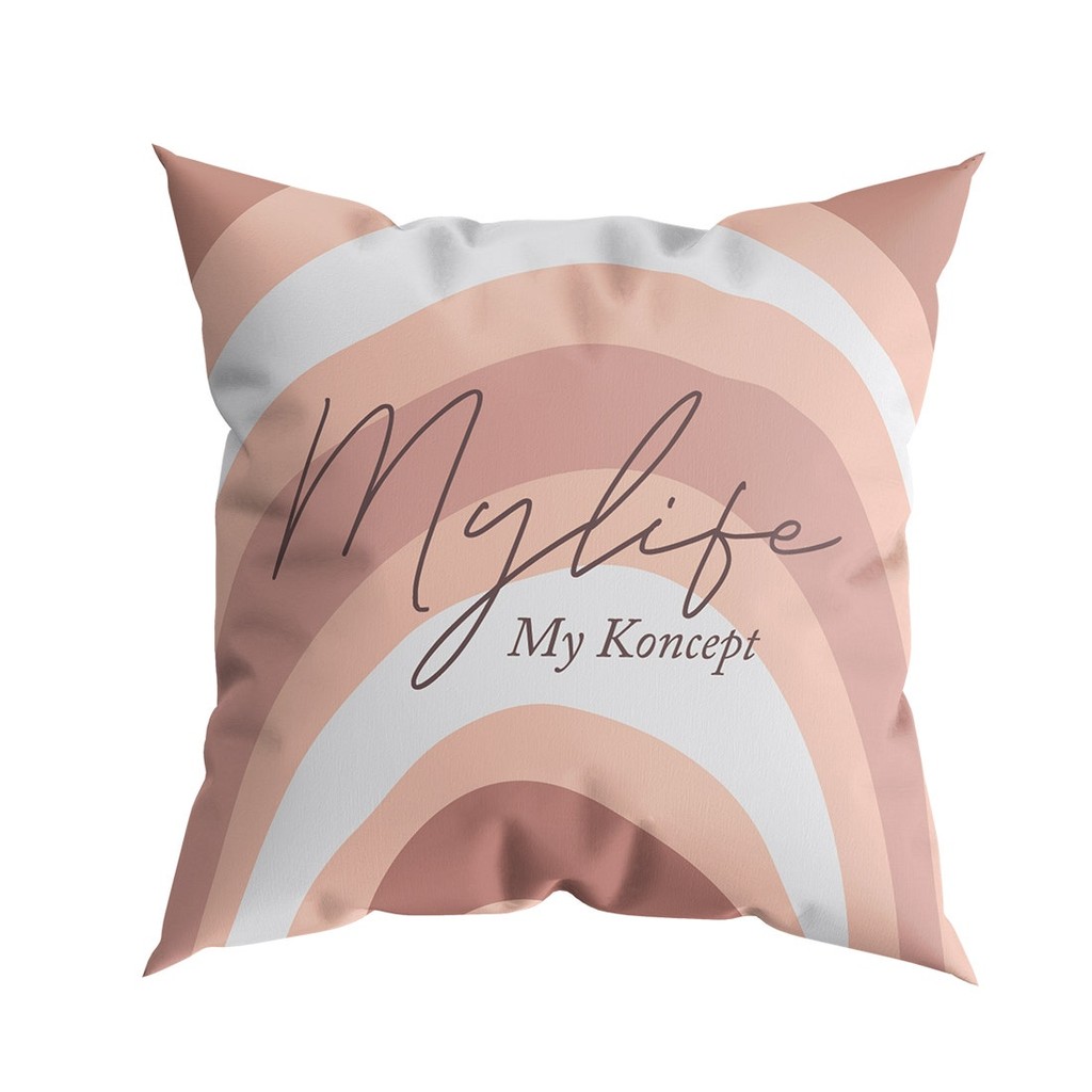 Koncept Furniture หมอนอิง รุ่น My Life สีชมพู (45x17x45 ซม.)  แบรนด์ KONCEPT FURNITURE