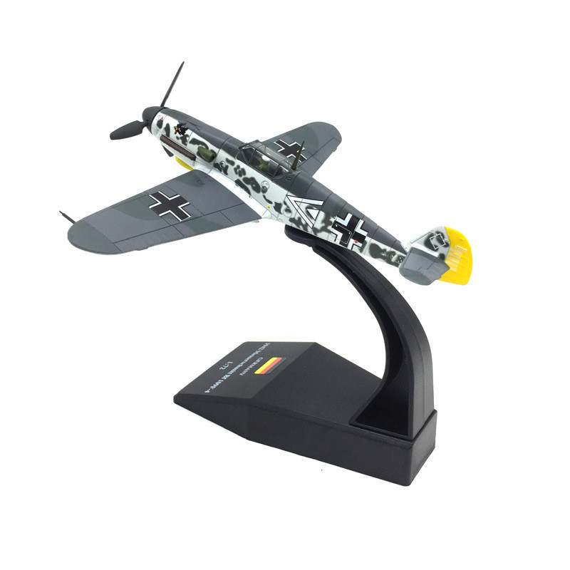 1: 72 เยอรมัน World War II เครื่องบินที่มีชื่อเสียง BF109 จําลองเครื่องบินรบรุ่นผลิตภัณฑ์สําเร็จรูป 