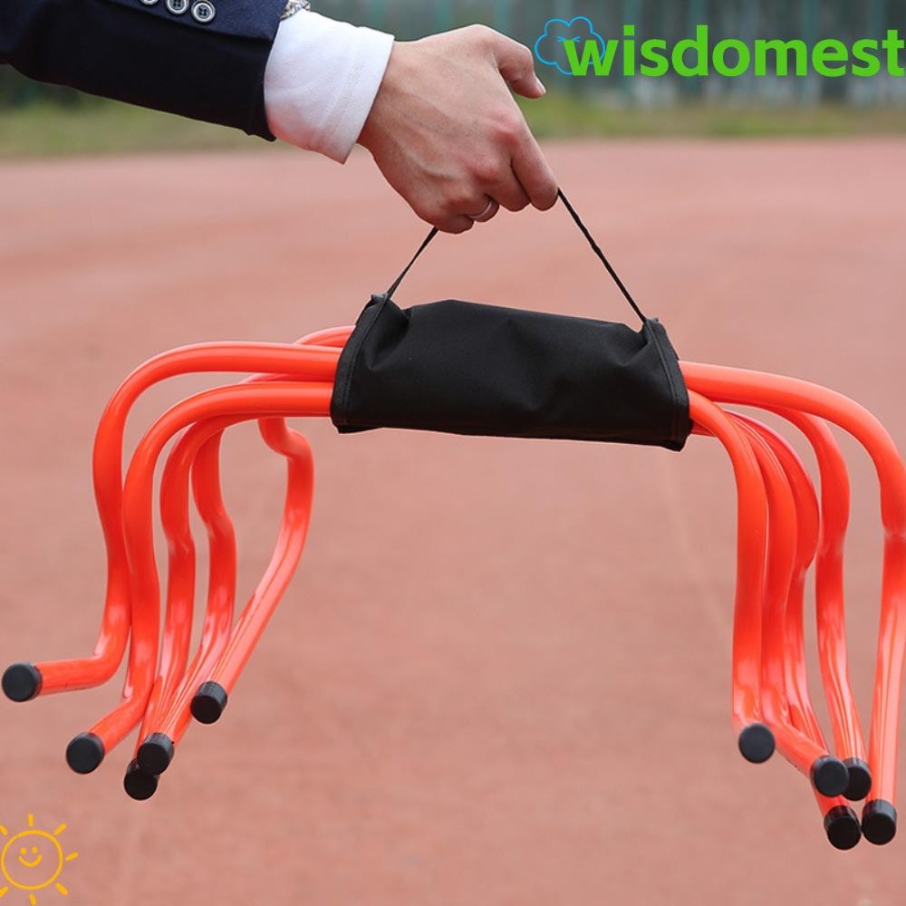 WISDOMEST ฟุตบอล Hurdle, Speed Agility อุปกรณ์การฝึกอบรมความปลอดภัย Hurdle บันได, กลางแจ้ง 15/23 ซม.