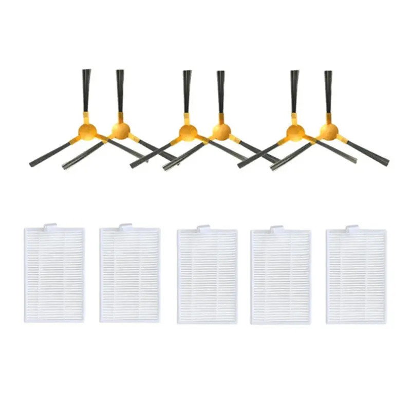 แปรงด้านข้างแผ่นกรอง HEPA สําหรับอุปกรณ์เสริมชิ้นส่วนเครื่องดูดฝุ่นหุ่นยนต์ Okami U90