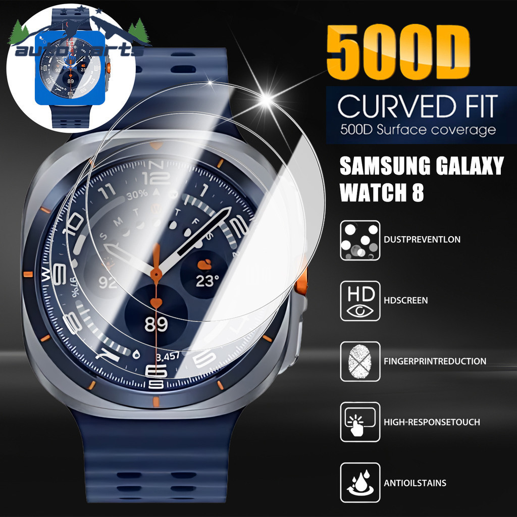 [AM3C]1-5 ชิ้น Galaxy Watch 8 กระจกนิรภัยป้องกัน HD Clear, Precision Cutouts สําหรับปุ่ม/เซ็นเซอร์, 