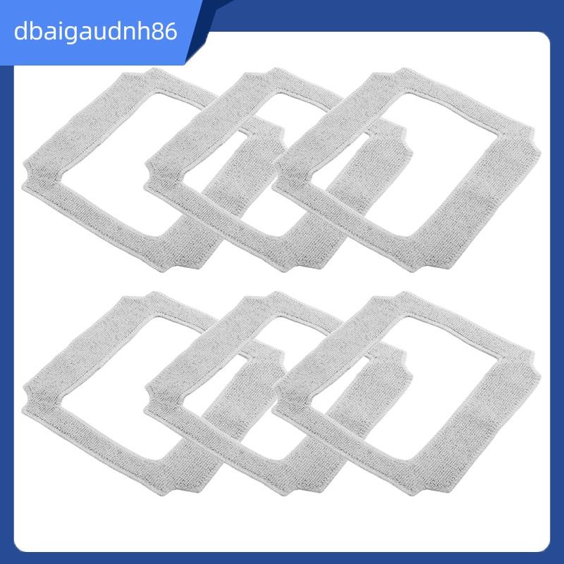 READY STOCK6PCS ทําความสะอาดหน้าต่างหุ่นยนต์ Mop ผ้าทําความสะอาด Rag ผ้าเช็ดตัวฝุ่นผ้าทําความสะอาดสํ