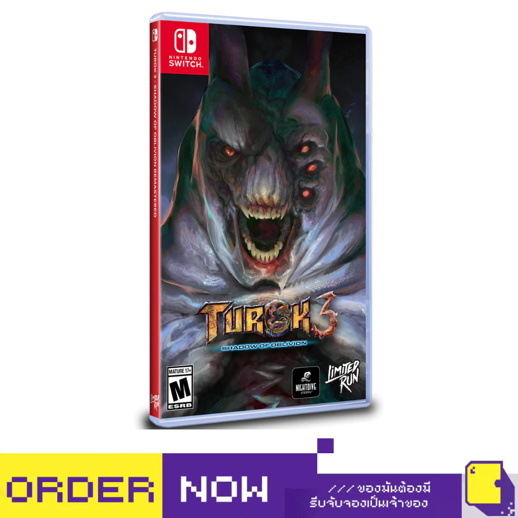 [+..••] พร้อมส่ง | NSW TUROK 3: SHADOW OF OBLIVION REMASTERED #LIMITED RUN 237 (By ClaSsIC GaME ) | 