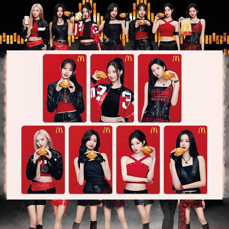 BABYMONSTER Co-Branded Photocard โปสการ์ดนามสกุลการ์ดคอลเลกชันการ์ด AHYEON