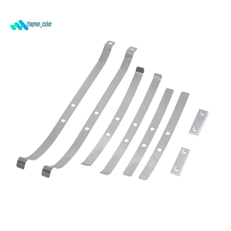 สแตนเลสอัพเกรดเพลาด้านหลังคงที่ชุดแผ่นสปริงสําหรับ 1/12 MN82 LC79 RC อะไหล่รถยนต์